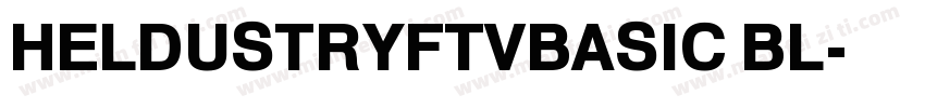HeldustryFTVBasic Bl字体转换